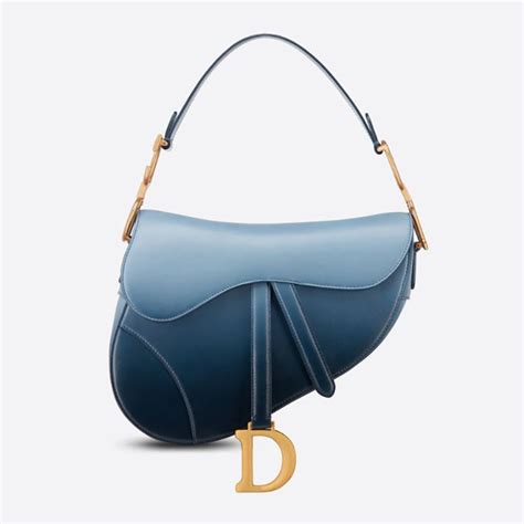 dior saddle bag indigo blue|Saddle Bag Indigo Blue Gradient Calfskin .